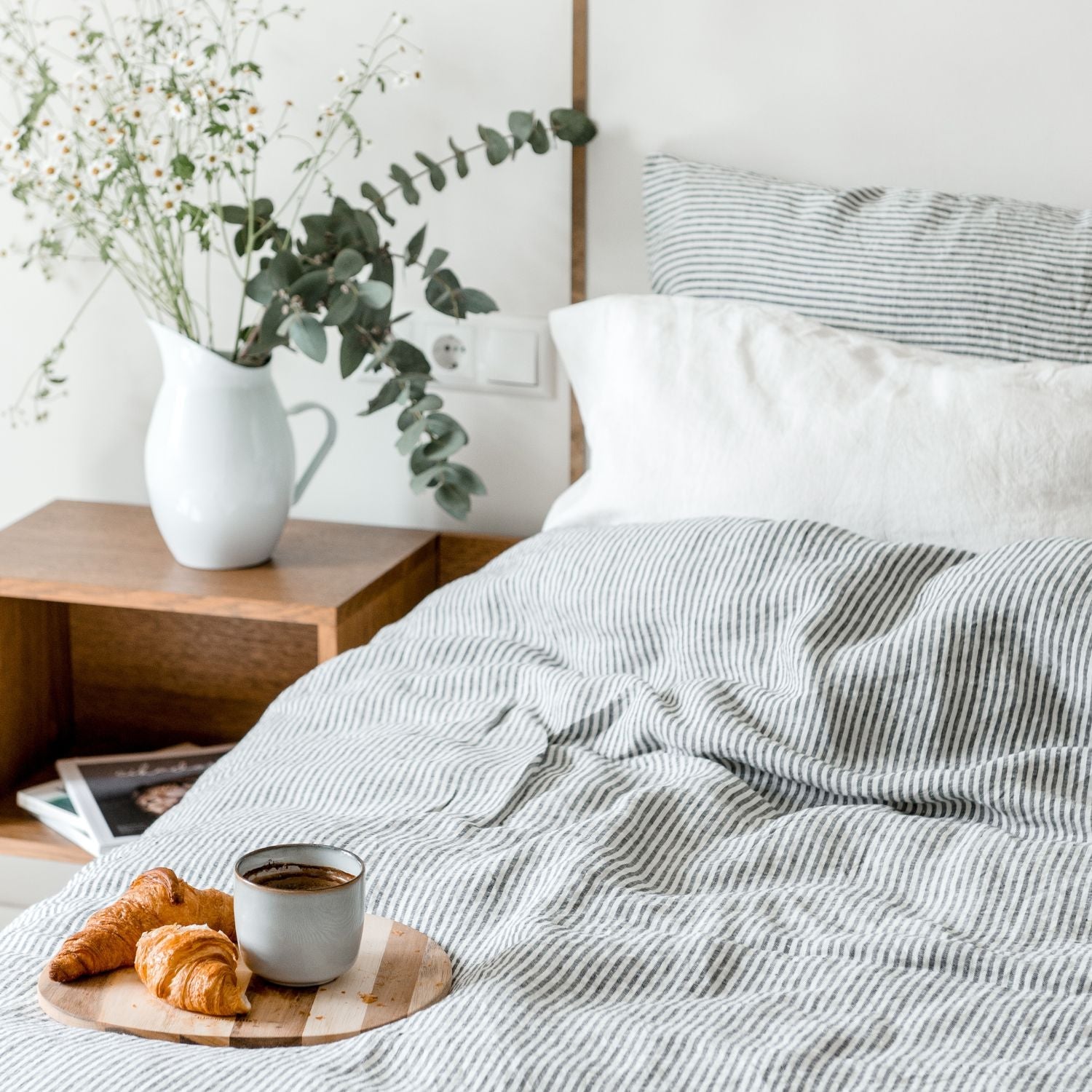 Ayamonte Bliss Linen Duvet - Luxurious Stone Washed Bedding