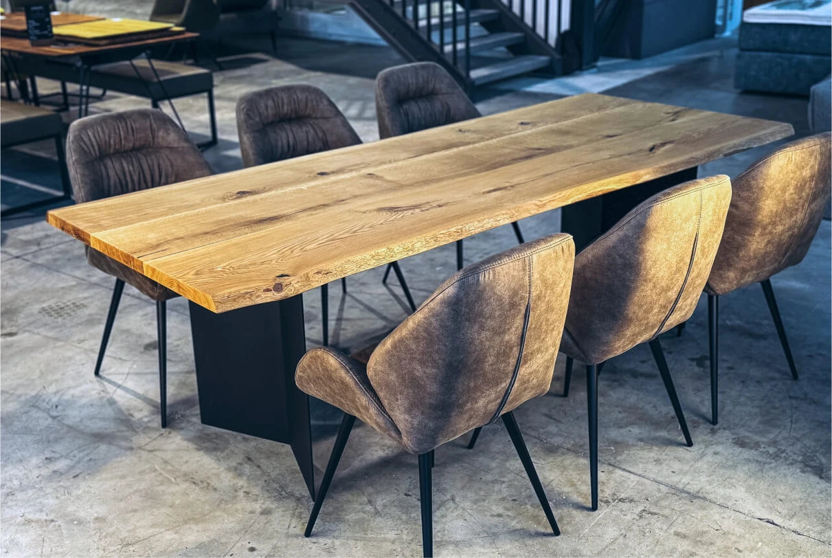 Burriana Edge Table - Modern Minimalist Dining Table