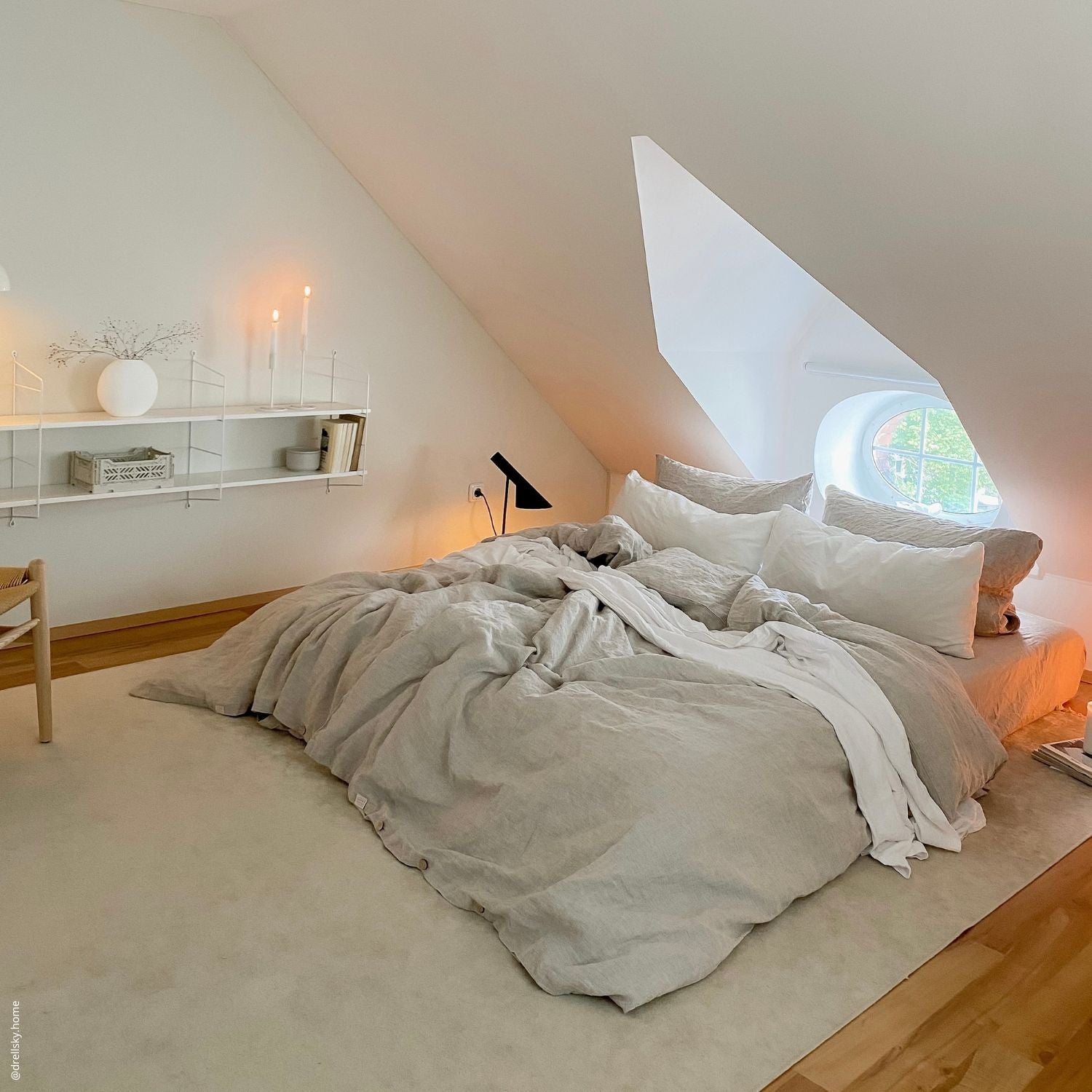 Mieres Luxe Linen Oasis - Sustainable Handmade Duvet Cover