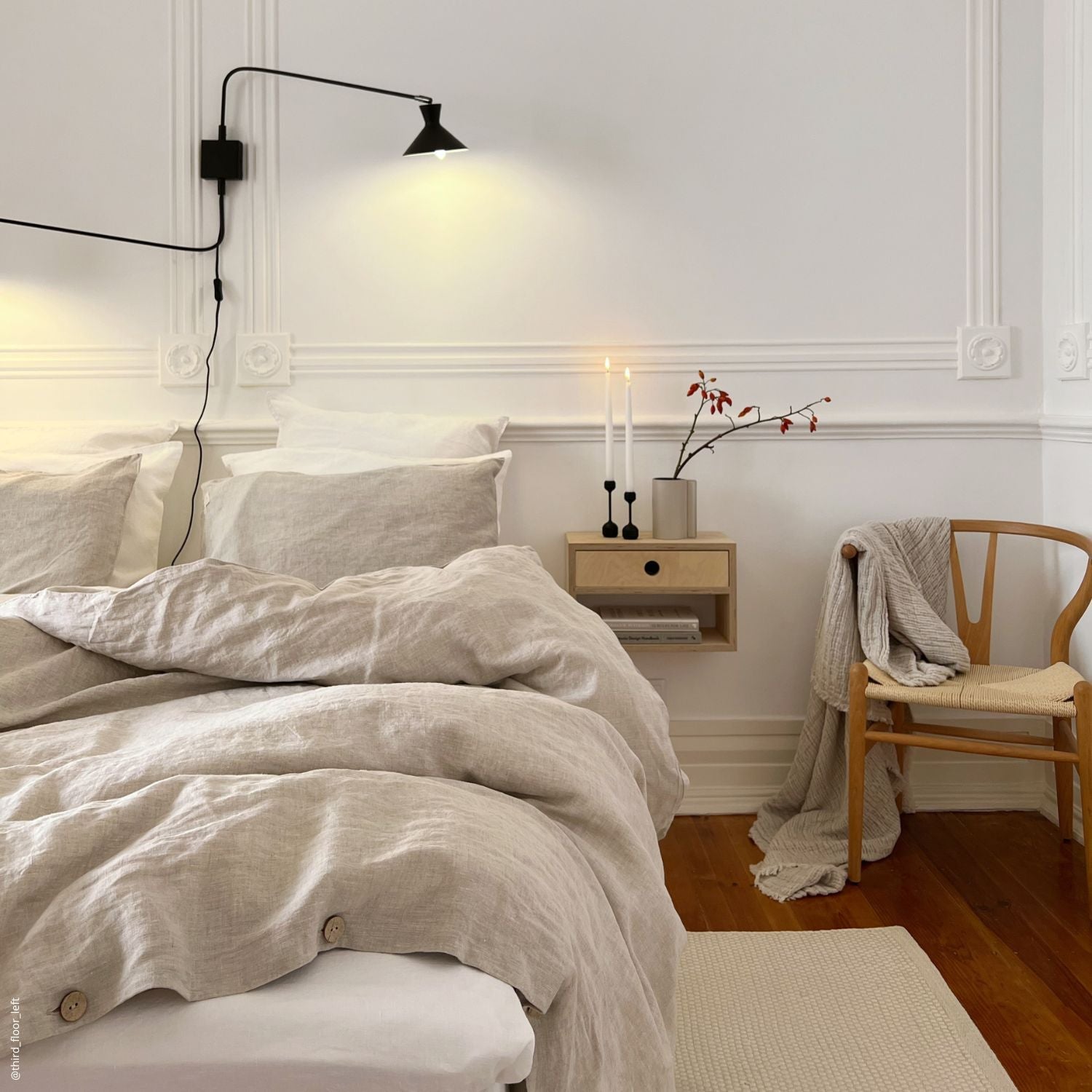 Mieres Luxe Linen Oasis - Sustainable Handmade Duvet Cover