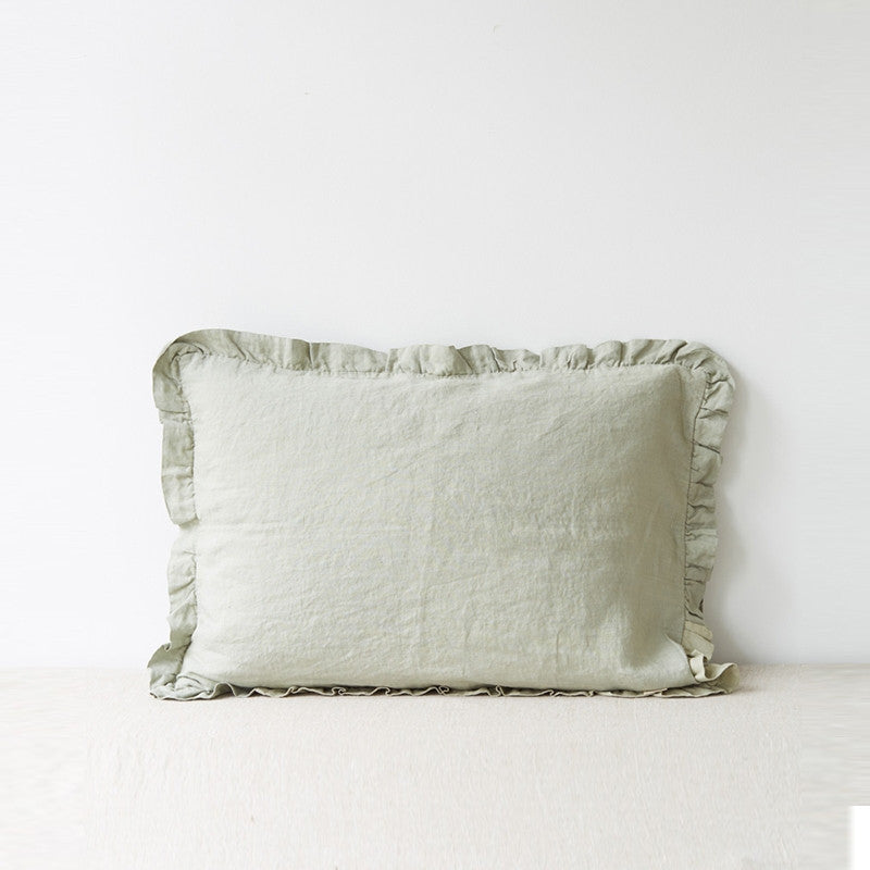 Teruel Dream Frill Pillowcase - Linen Romance Bedroom Accessory