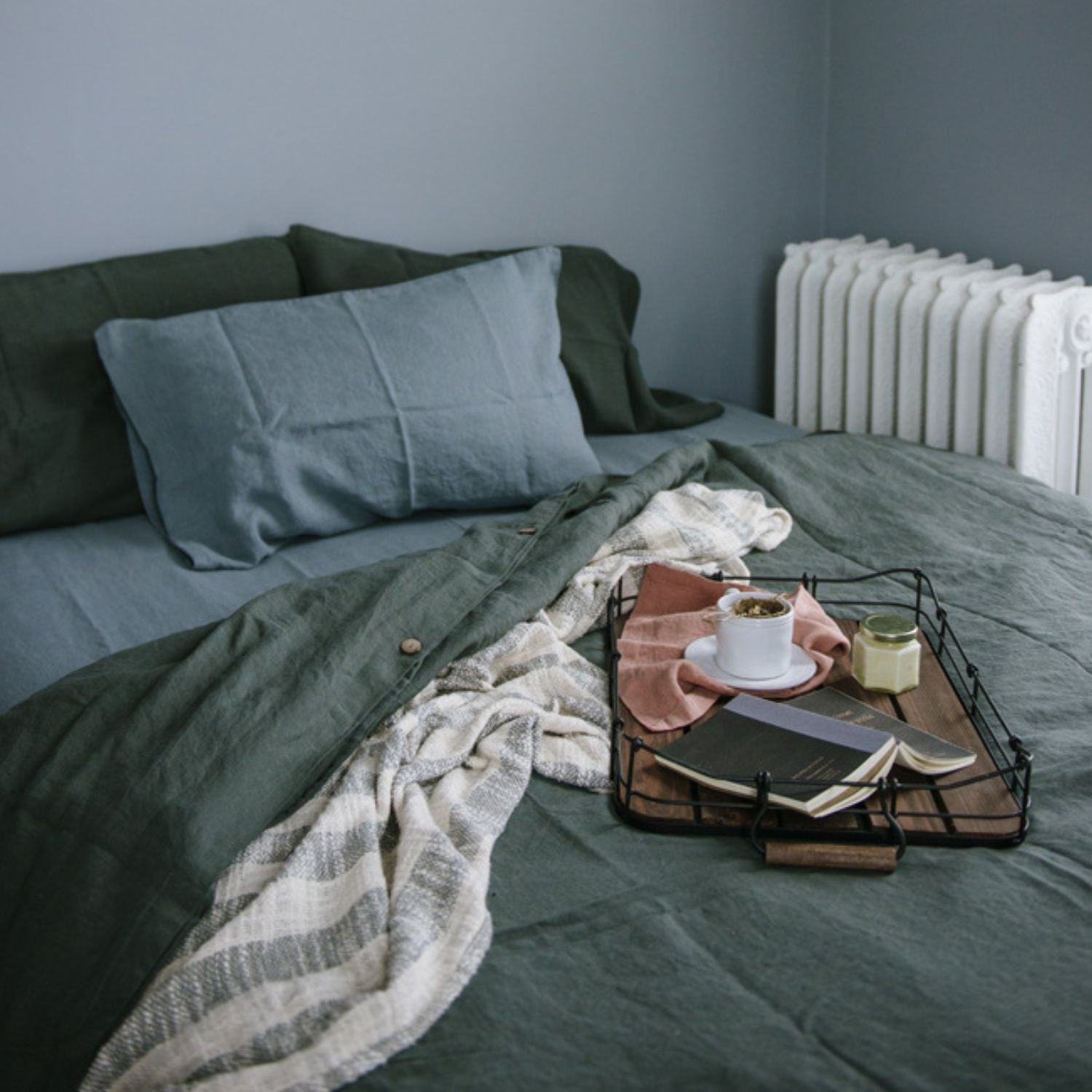 Andujar Linen DreamSet - Sustainable Duvet & Pillowcase Ensemble