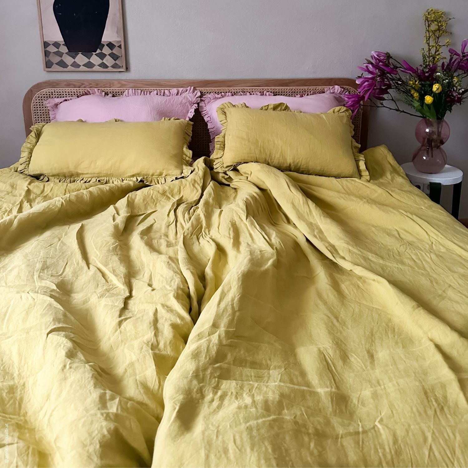 Cadaques Dreams Linen Ensemble - Ethical Luxury Duvet Set