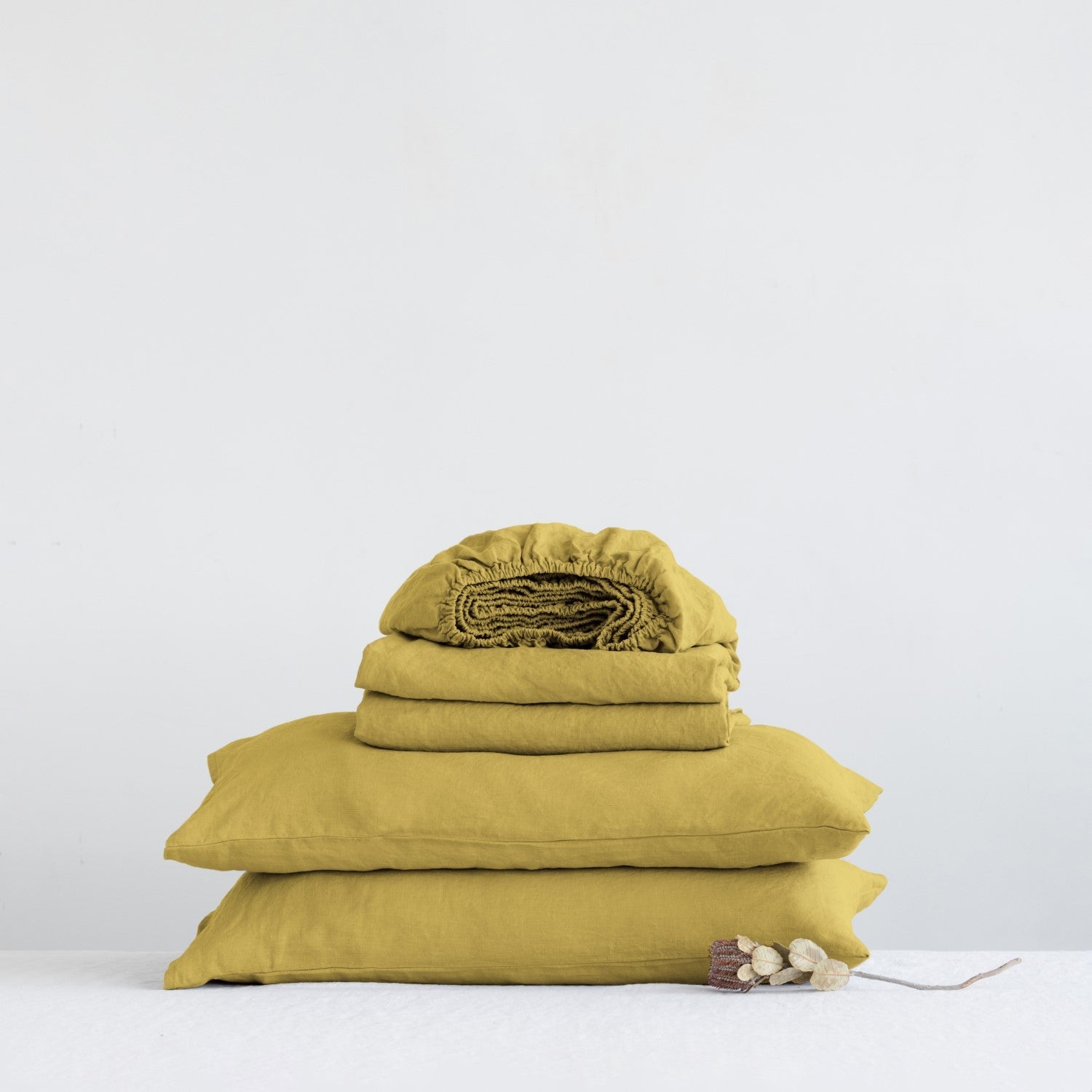 Carabanchel Comfort Linen Ensemble - Hypoallergenic Linen Sheet Set