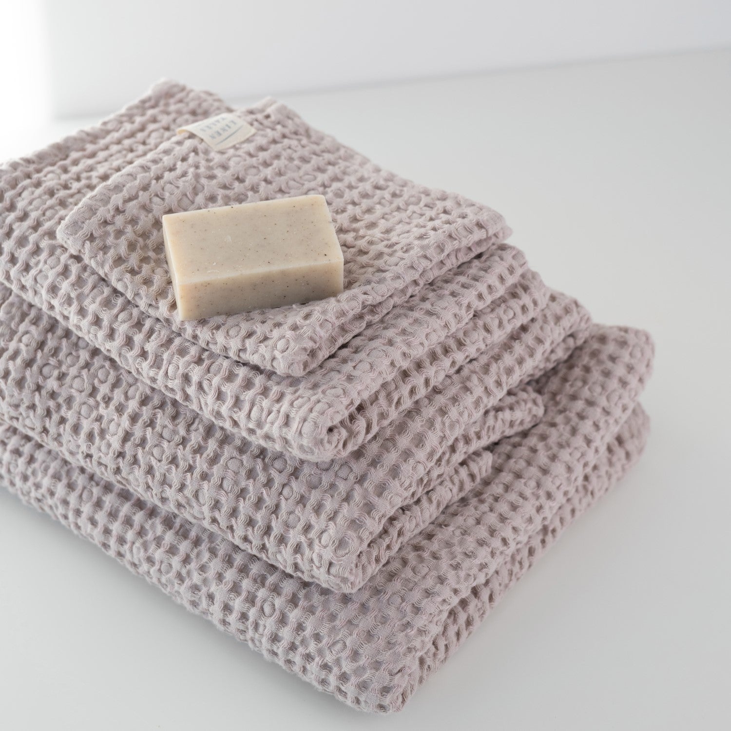 Girona Spa Oasis Towels - Voluminous Linen Waffle Set