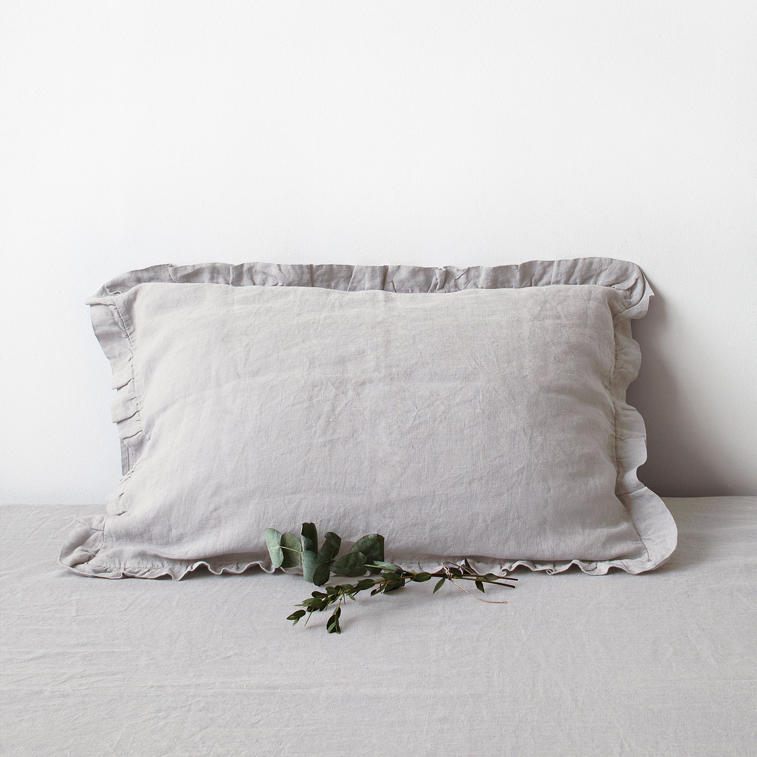 Mijas Dream Frill - 100% Linen Pillowcase