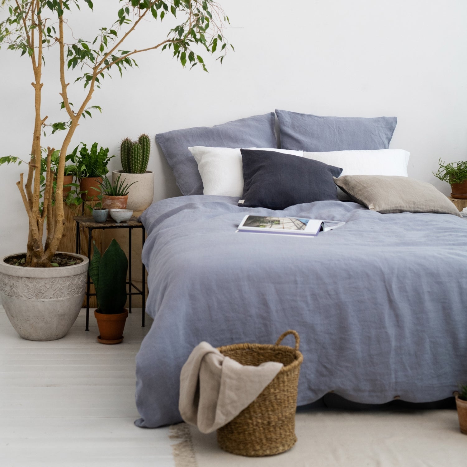 Bolonia Breeze Hemp Ensemble - Sustainable Hemp Duvet Cover
