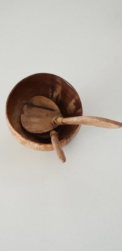 Alaquas Wooden Kitchen Spoon - Handmade Rustic Utility