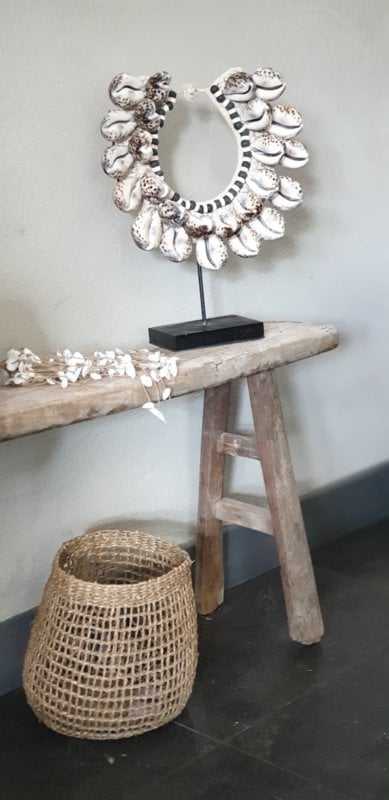 Alcobendas Tiger Shell Necklace - Tribal Statement Piece