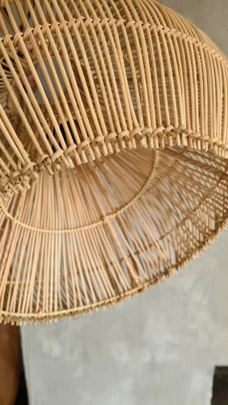 Adra Pendant Light - Bohemian Rattan Glow