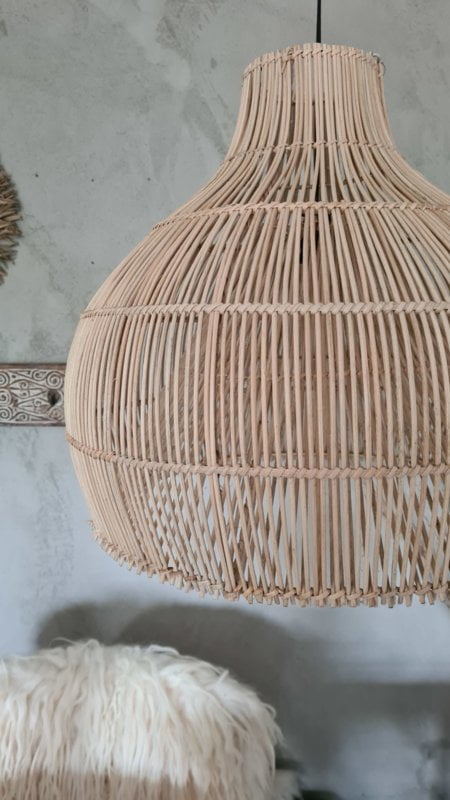 Adra Pendant Light - Bohemian Rattan Glow