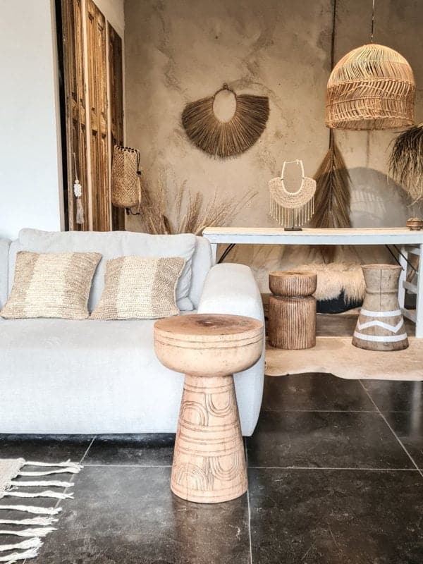 Almuñécar Boho Side Table - Wooden Table