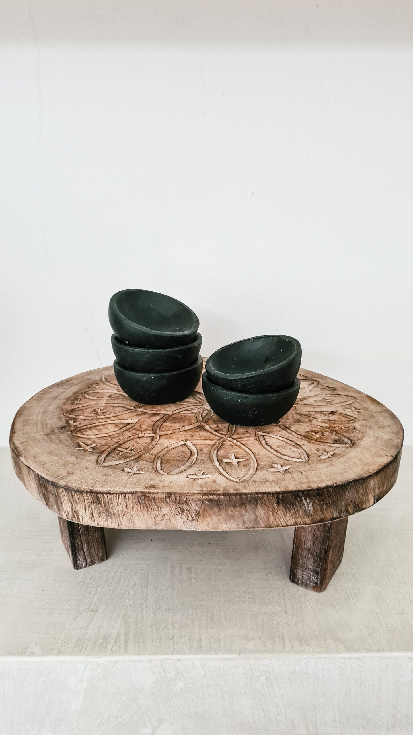 Aguimes Black Bowl Set - Sleek Matte Black Bowls