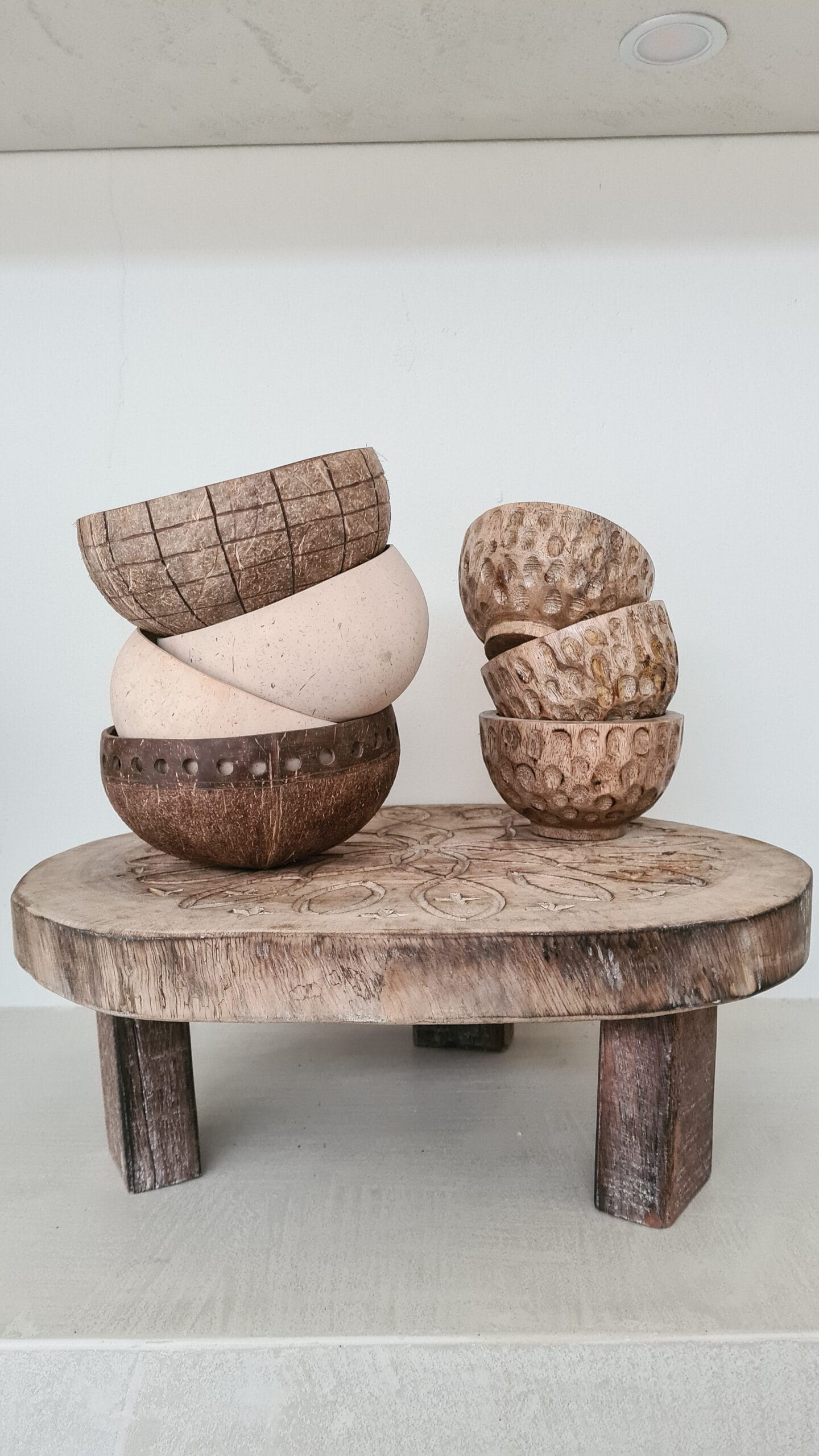 Gava Elliptical Bowl - Textured Centerpiece Bowl