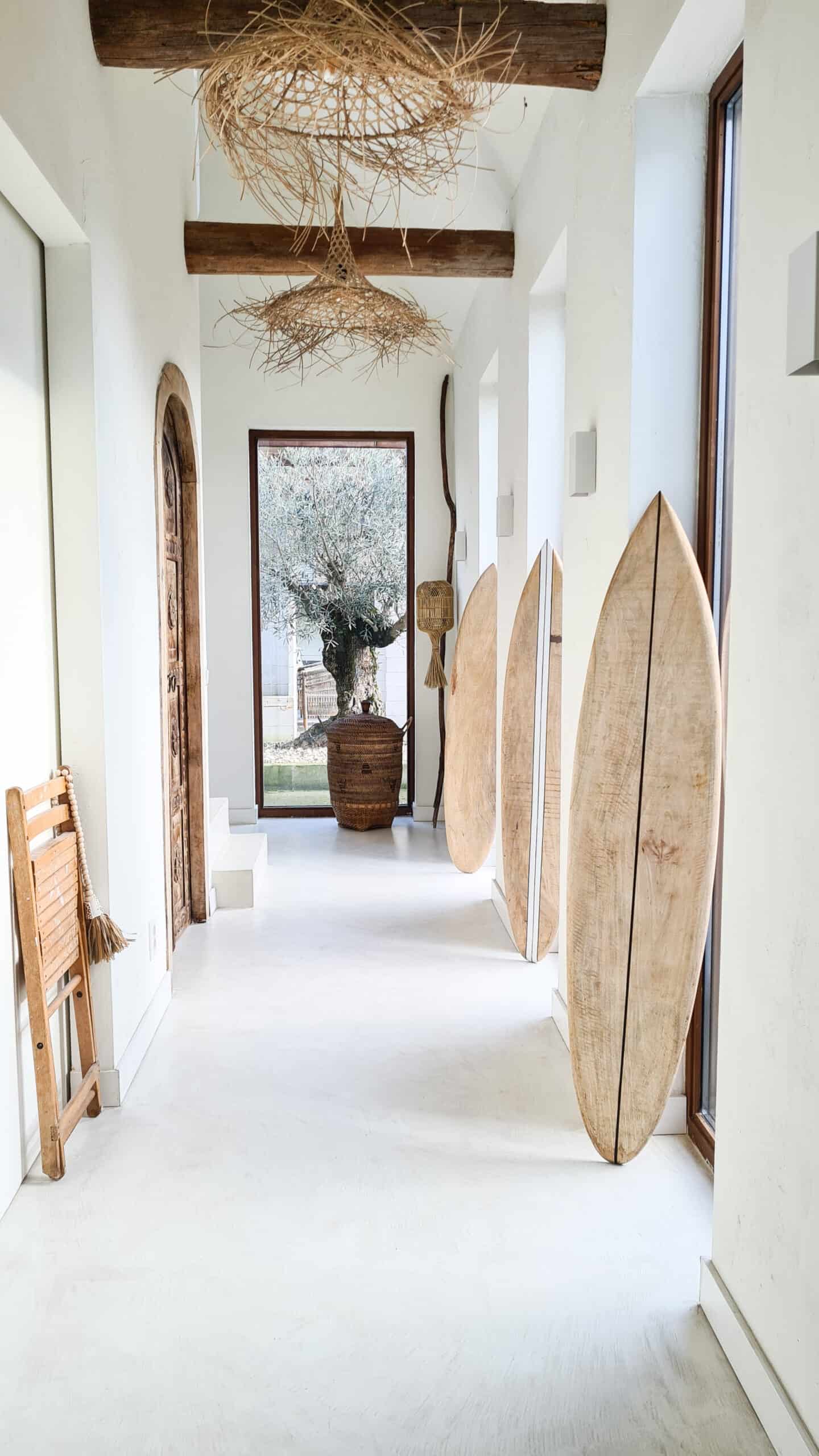 Arrecife Natural Surfboard - Handcrafted Wooden Board