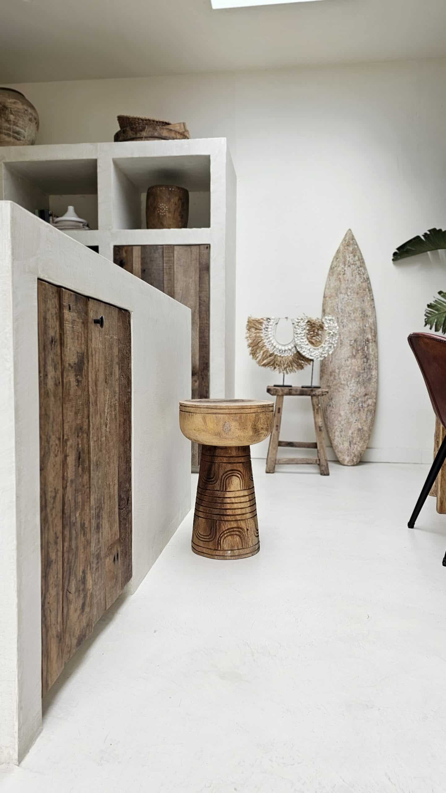 Almuñécar Boho Side Table - Wooden Table