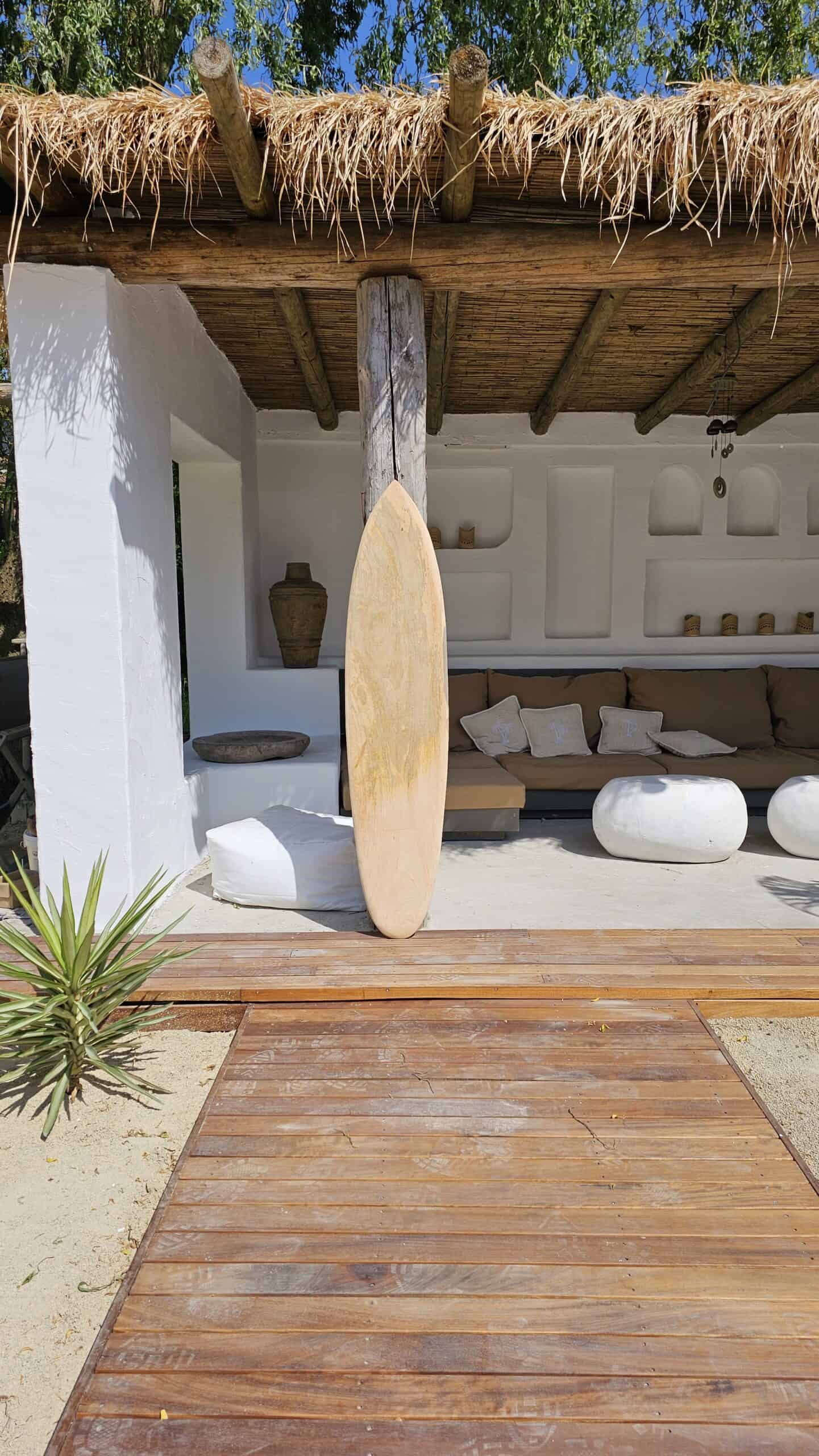 Arrecife Natural Surfboard - Handcrafted Wooden Board