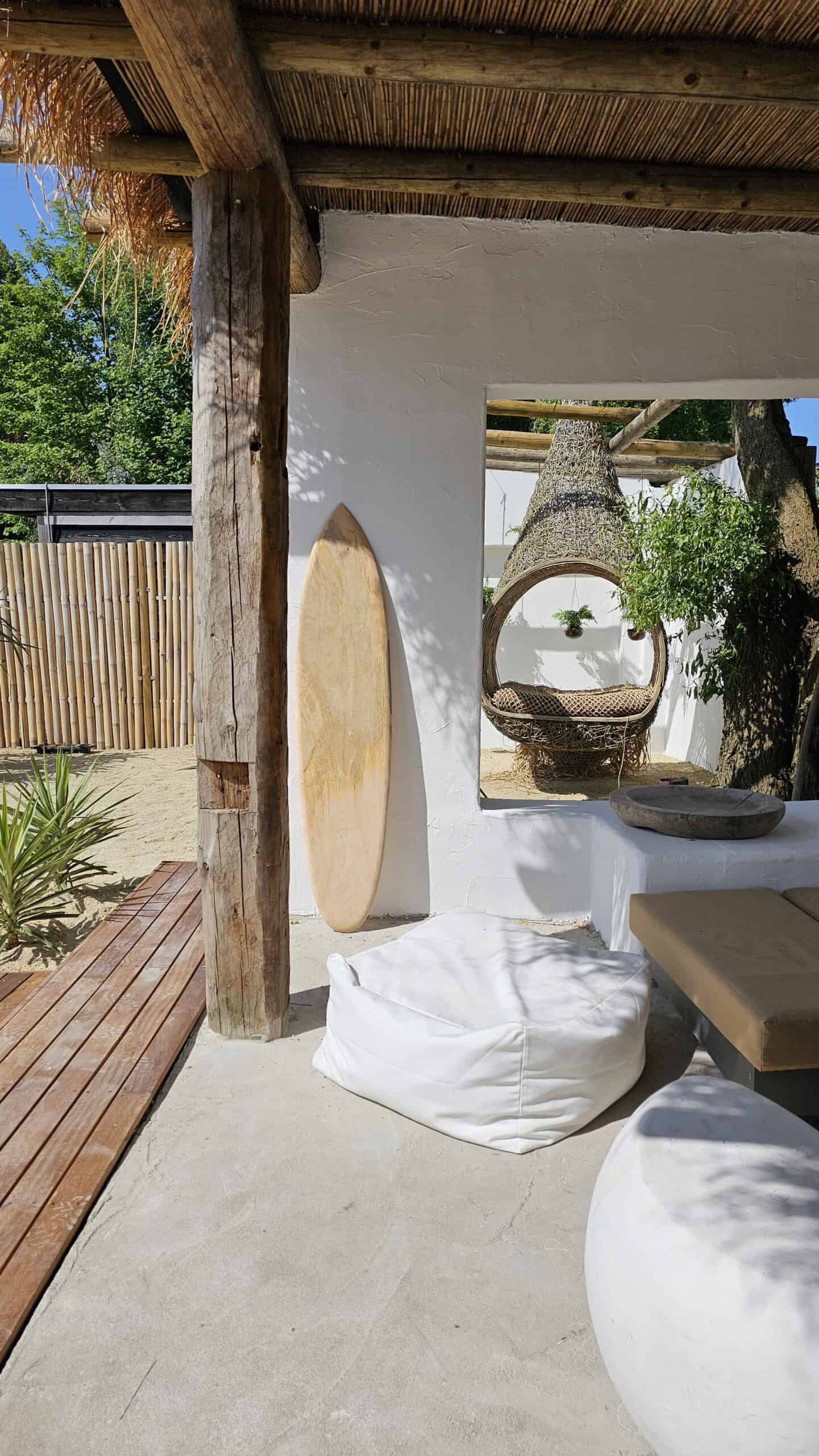 Arrecife Natural Surfboard - Handcrafted Wooden Board