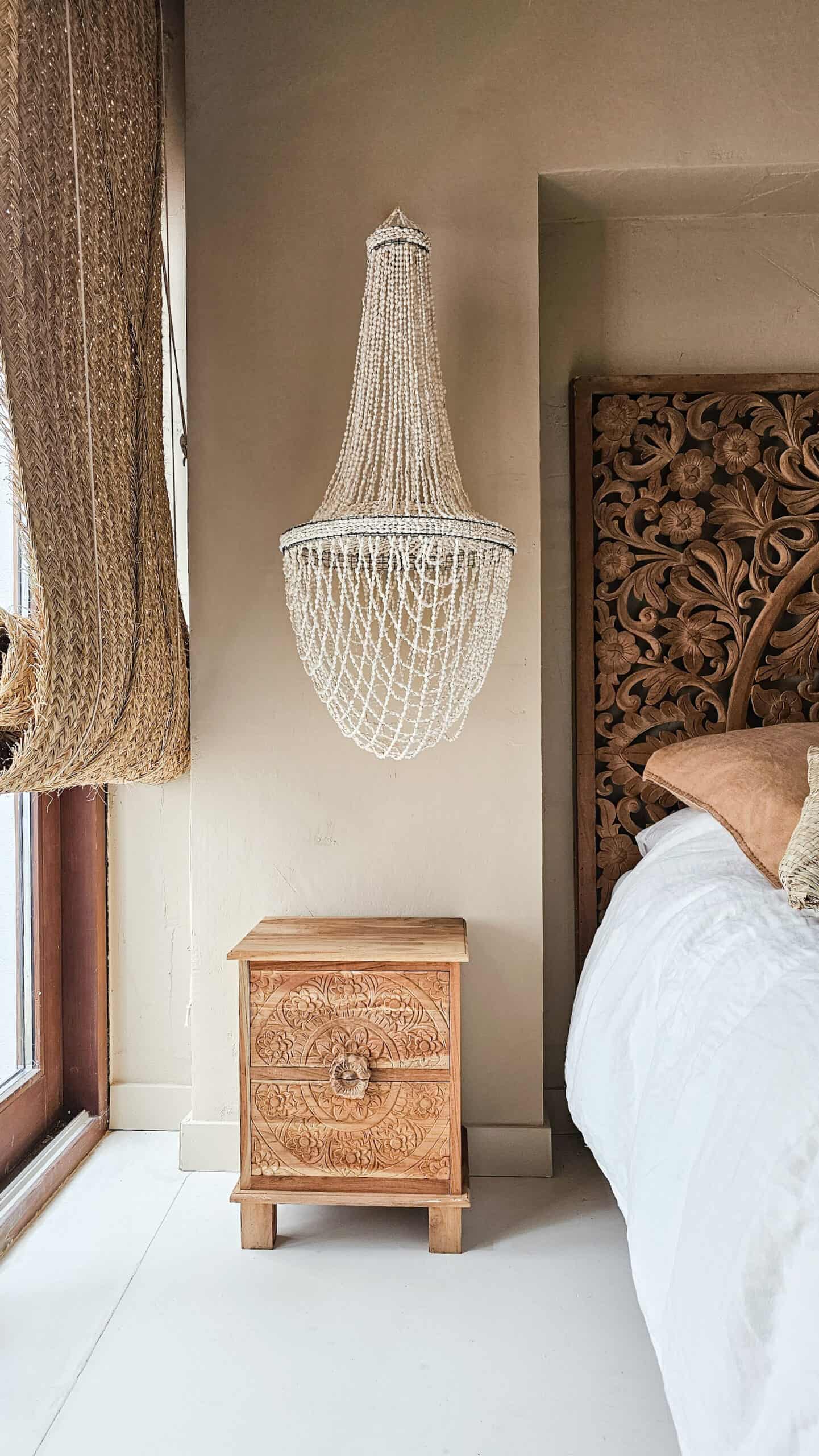 Arrecife Wooden Nightstand - Rustic Charm Storage