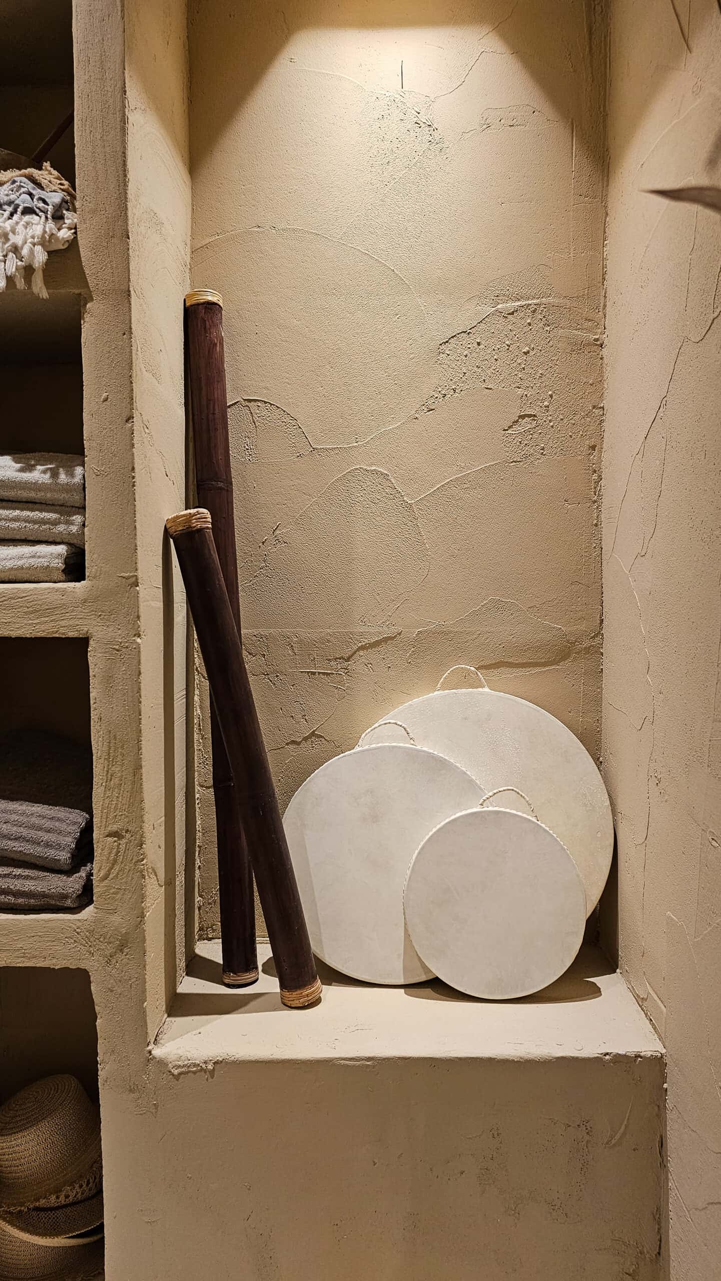 Almunecar Mahogany Bamboo Walking Stick - Sustainable Artisanal Item