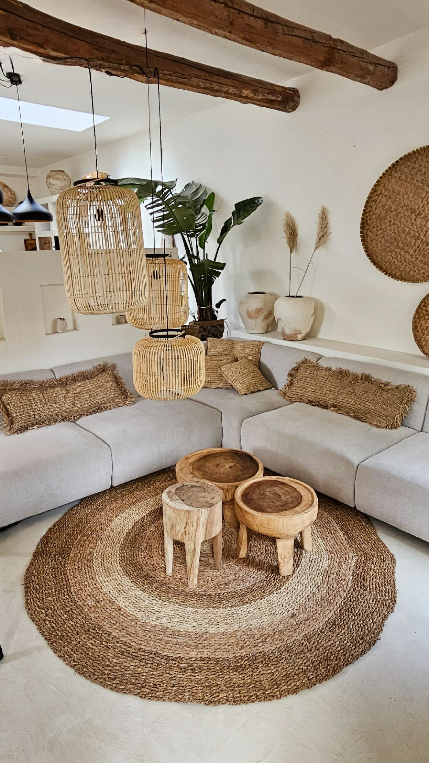 Altea Rustic Fringe Pillow - Rectangular Decorative Cushion