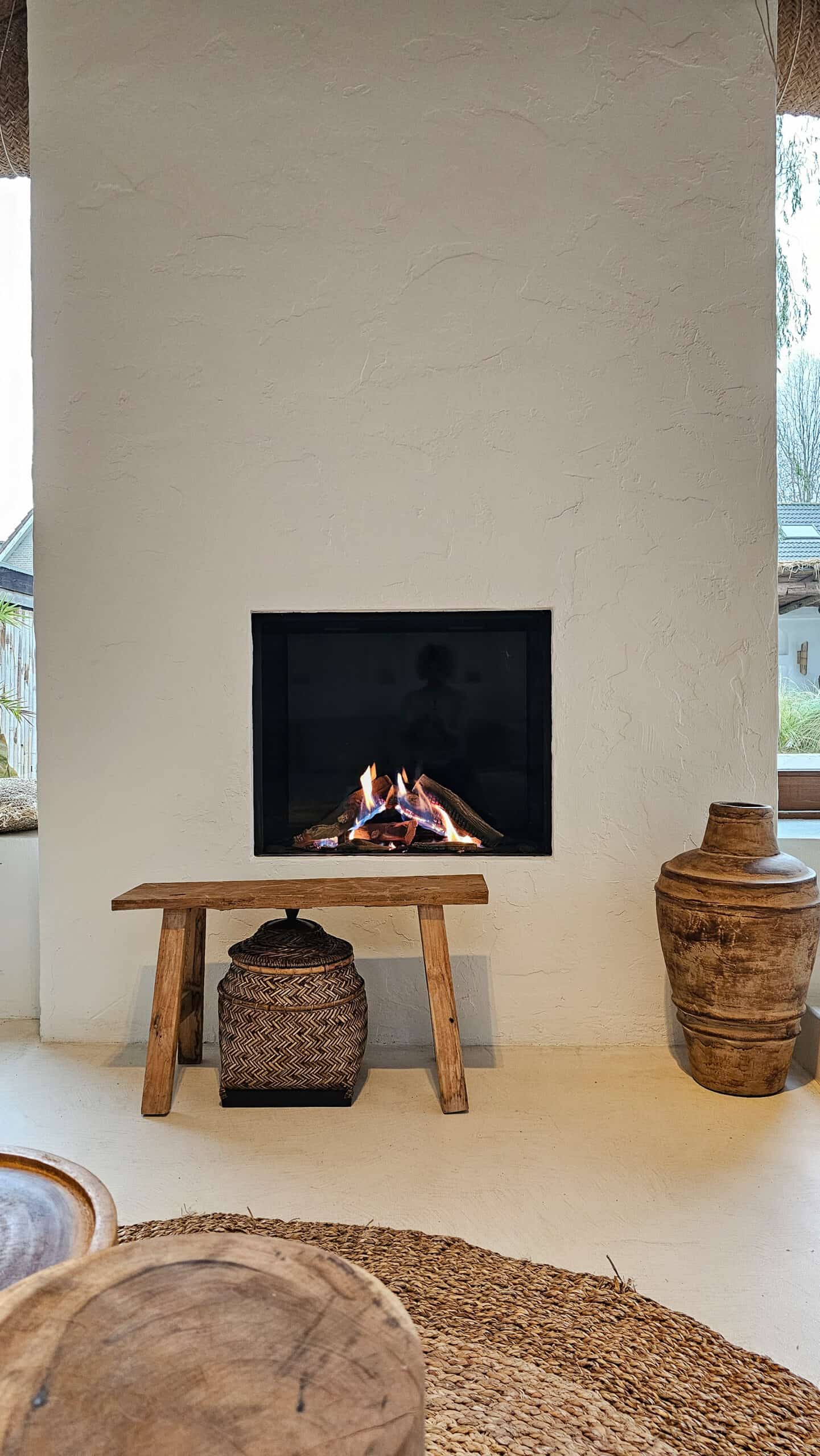 Albacete Rustic Teak Bench - Wooden Bench