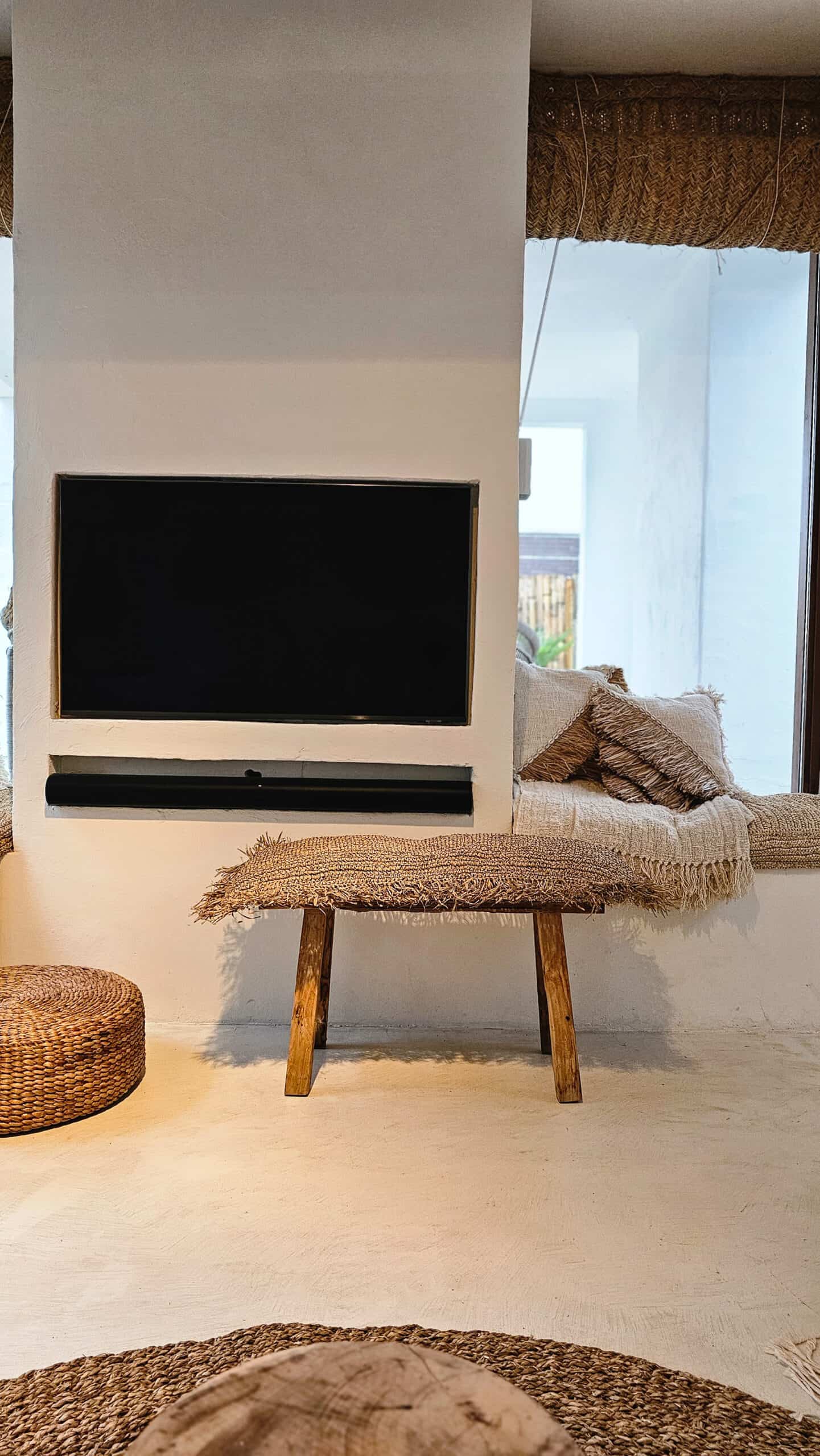 Albacete Rustic Teak Bench - Wooden Bench