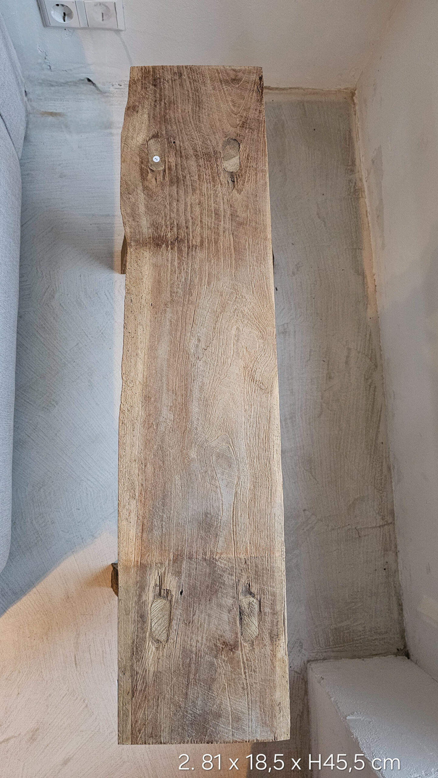 Galapagar Teak Charm Bench - Wooden Bench Model