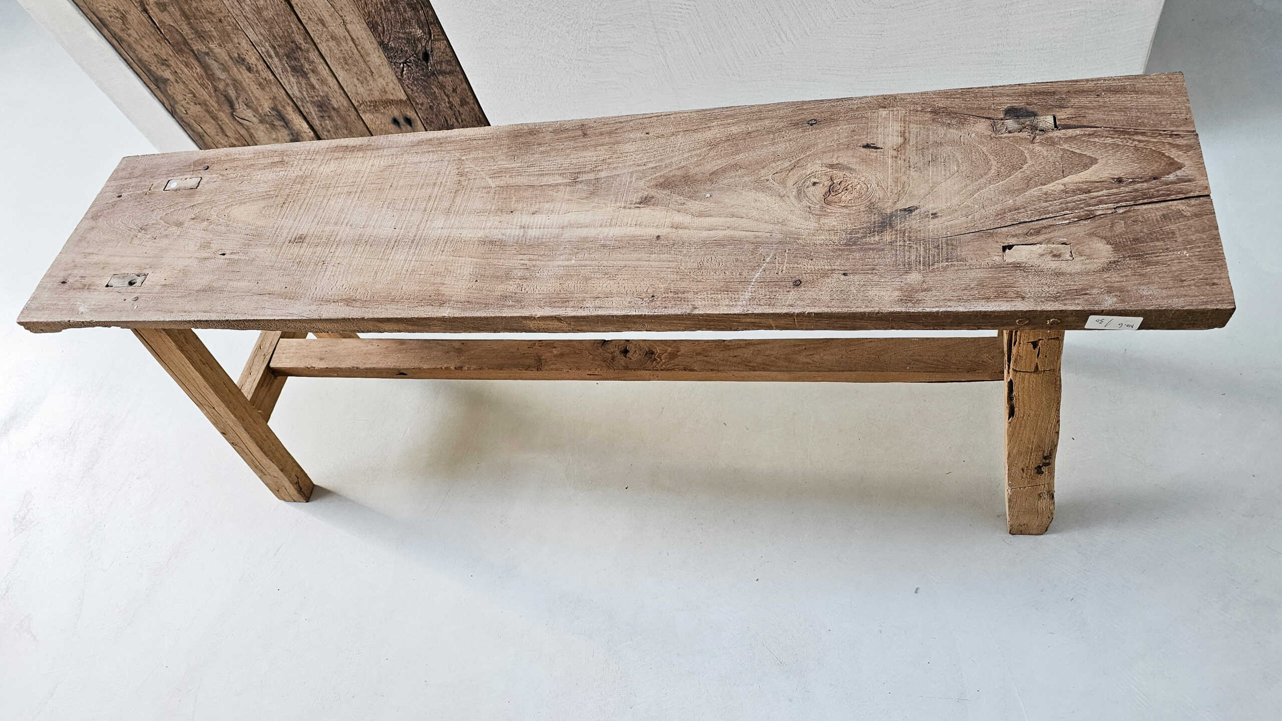 Alhambra Rustic Teak Wood Bench - Earthy Charm Bench