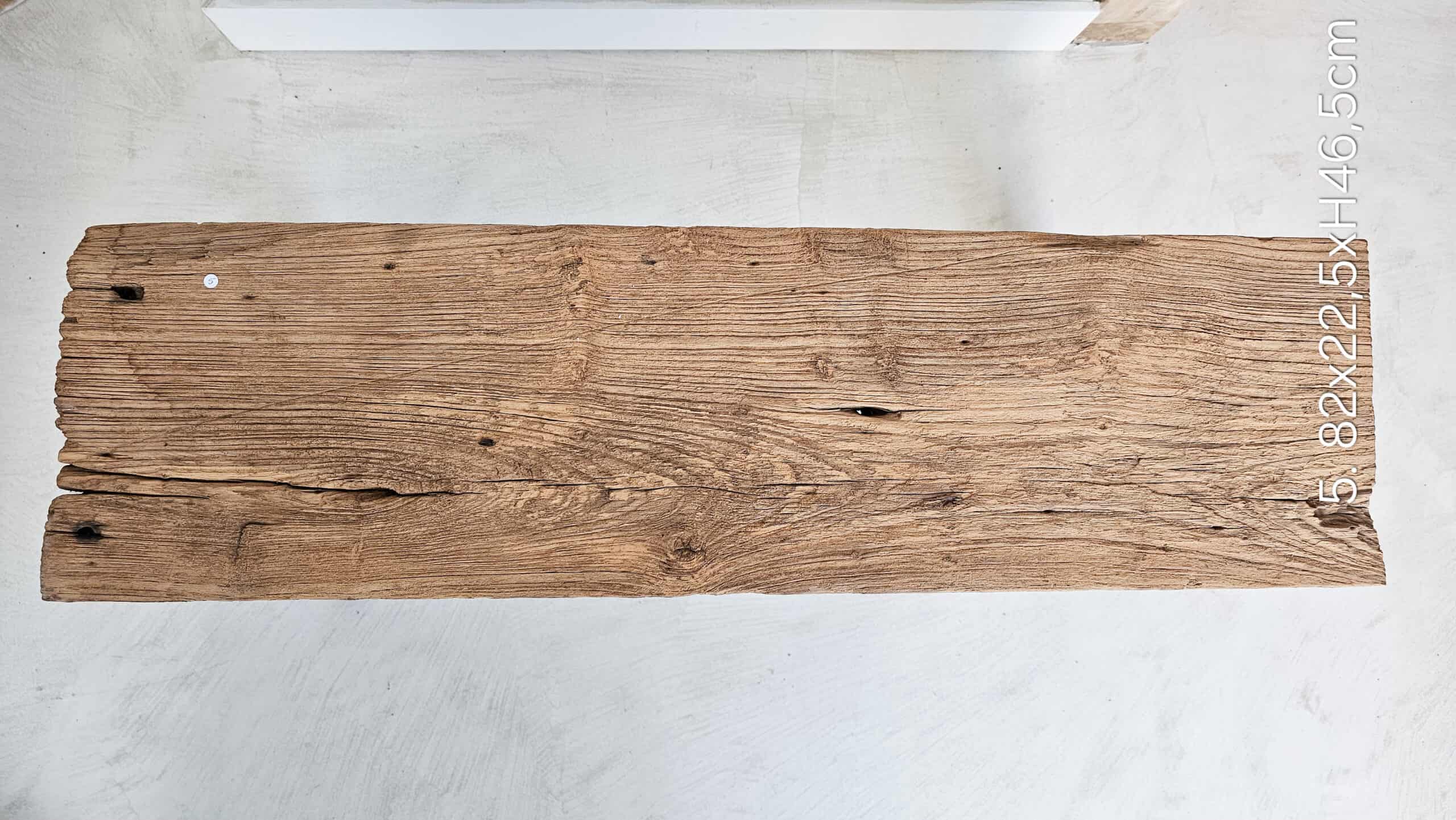 Camas Earthy Wooden Bench - Rustic Wooden Bench