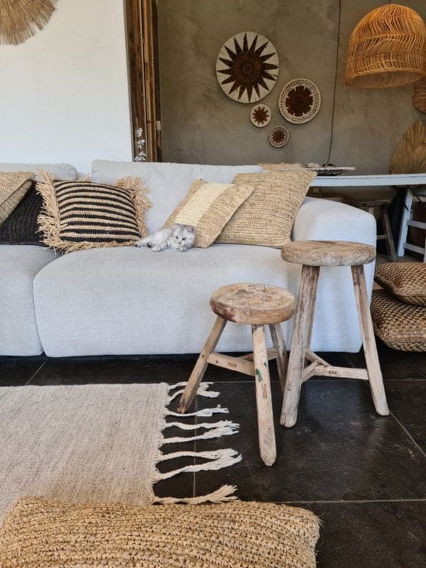 Gava Cushion - Handwoven Striped Accent