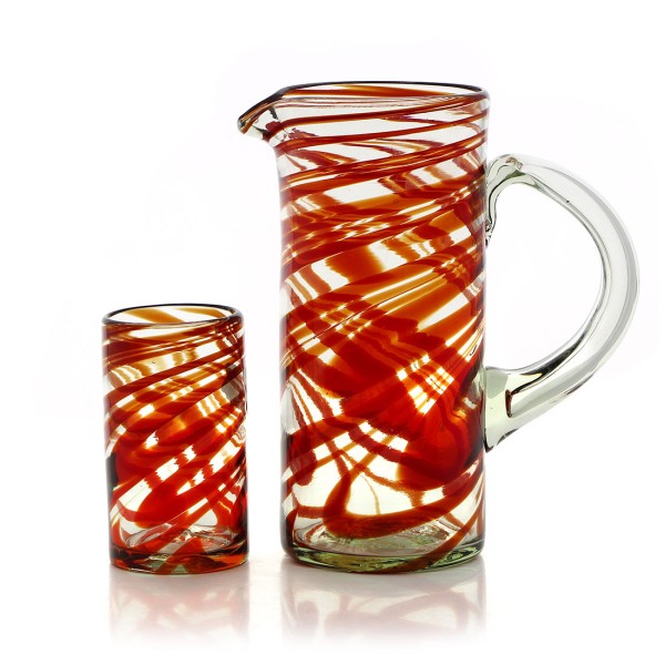 Almendralejo Aqua Artisan - Recycled Glass Infusion Pitcher