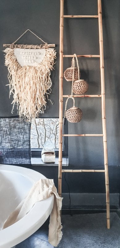 Adra Pendant Light - Carved Natural Material Shade