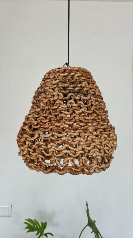 Albacete Banana Leaf Lamp - Intricate Openwork Pattern