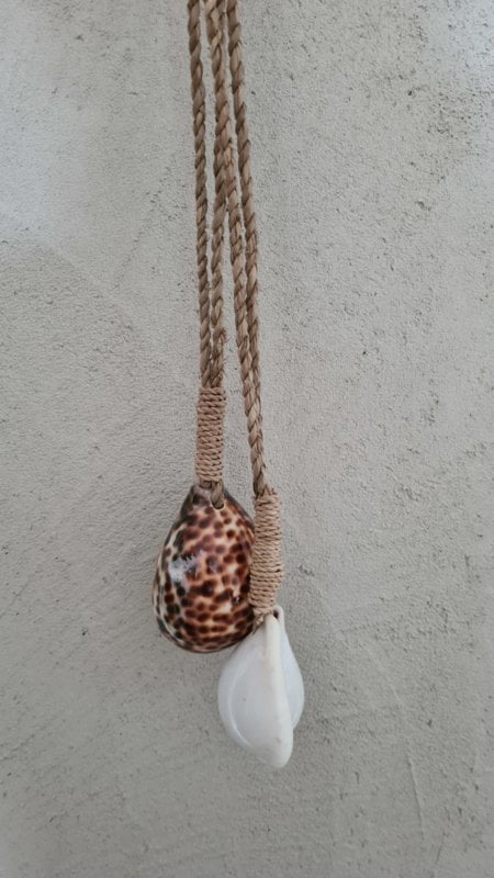 Gava Pendant Charm - White Ceramic Pendant