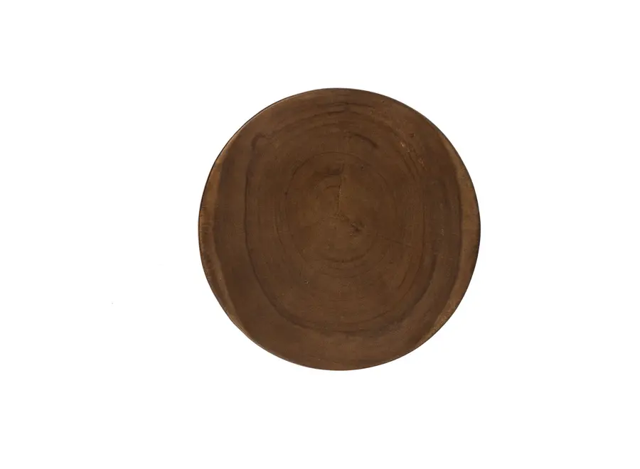 Azure Albufera Stool - Suar Wood Stool