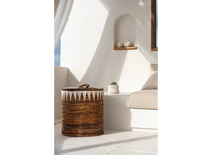 Cabo de Gata Jungle Basket - Banana Leaf Storage Basket