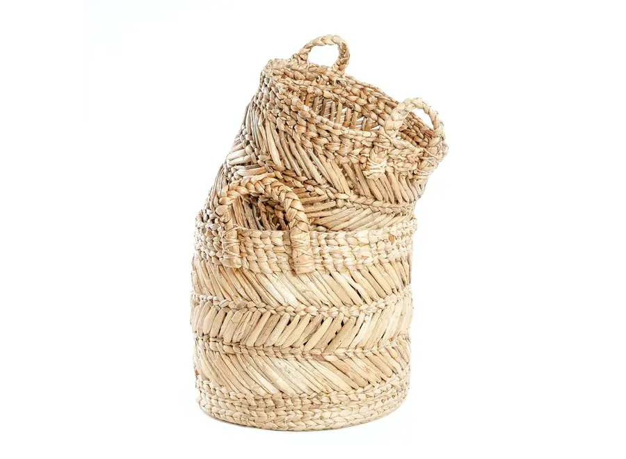 Calpe Zigzag Organizer - Banana Leaf Basket