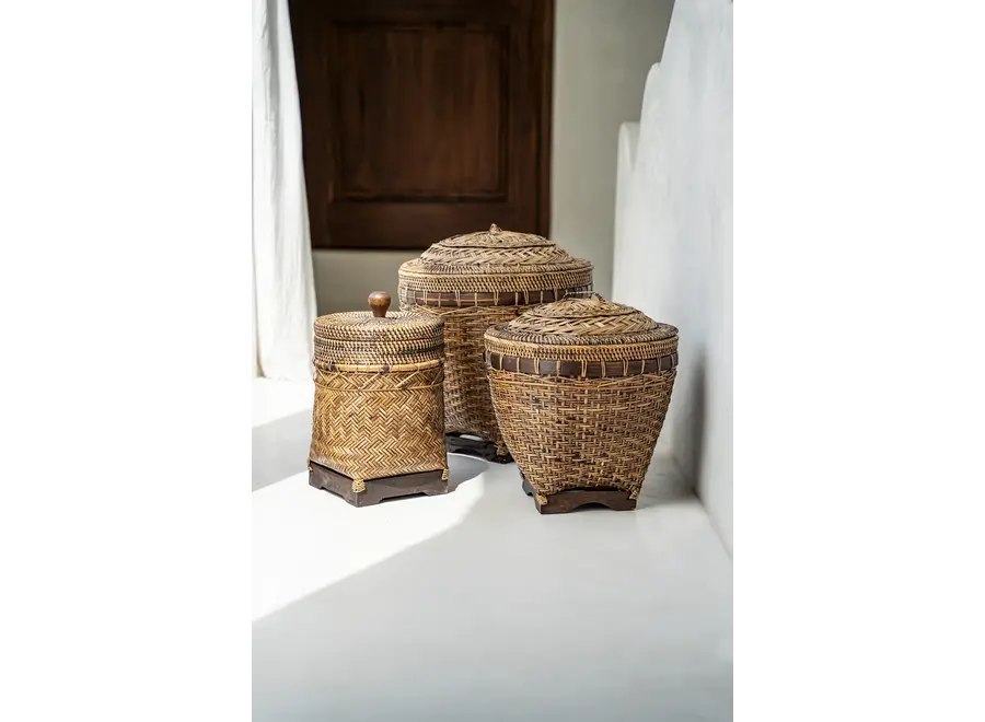 Valle de Aran Rustic Rattan - Handwoven Basket