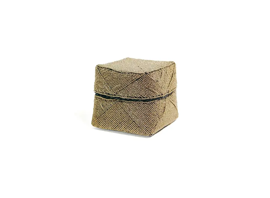 Calpe Beaded Treasure Box - Handcrafted Offering Keeper