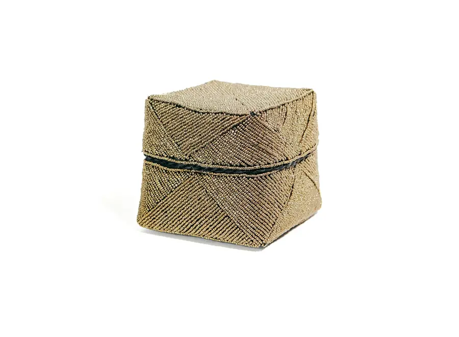 Calpe Beaded Treasure Box - Handcrafted Offering Keeper