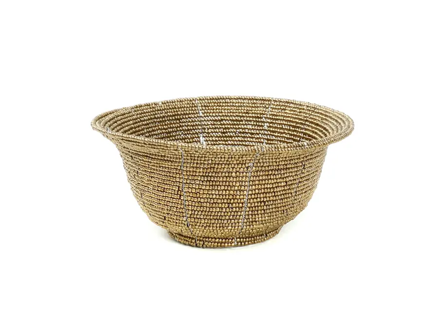 Valle de Ordesa Boho Basket - Handmade Beaded Basket