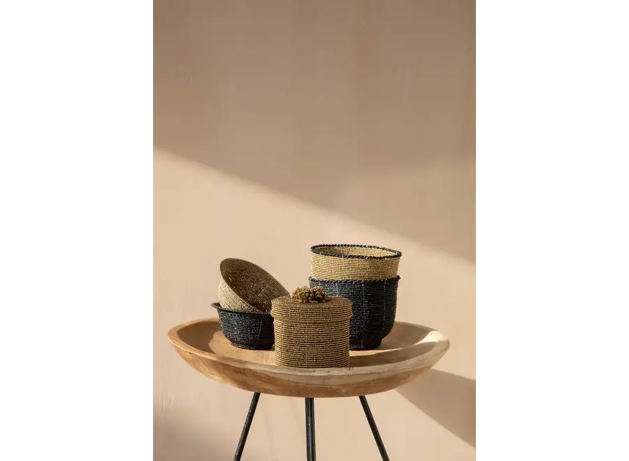 Alhambra Beaded Basket - Home Decor