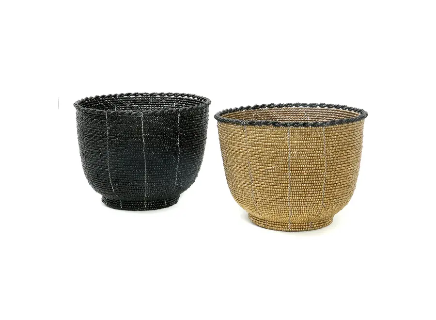 Calpe Chic Beaded Organizer - Handcrafted Basket