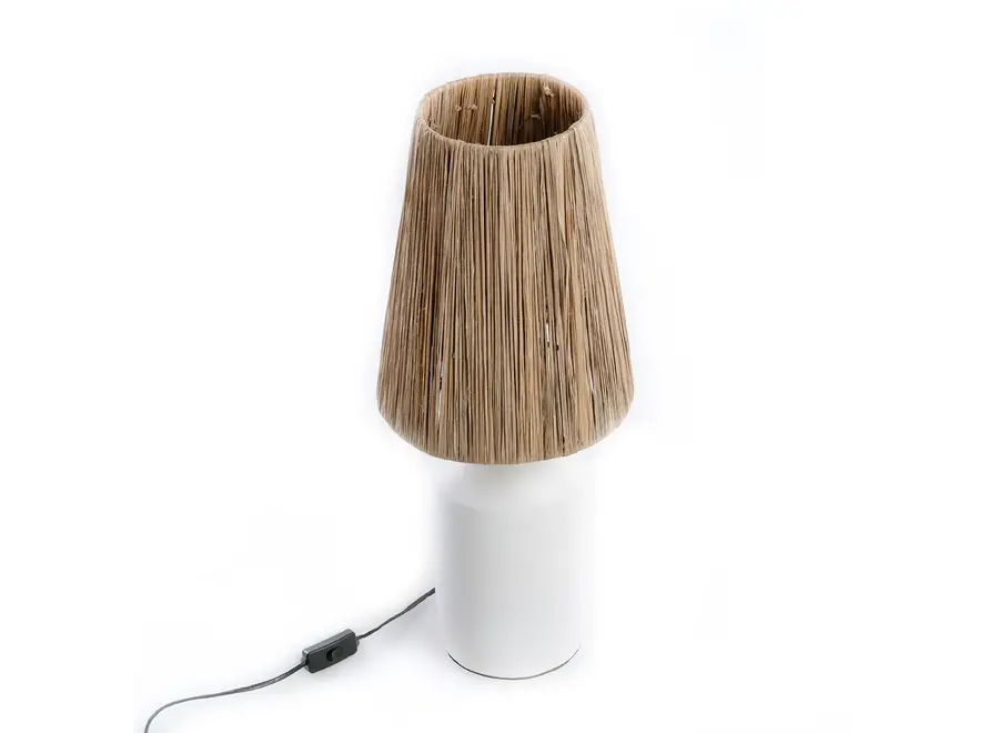 Cudillero Natural Lamp - Terracotta Table Lamp