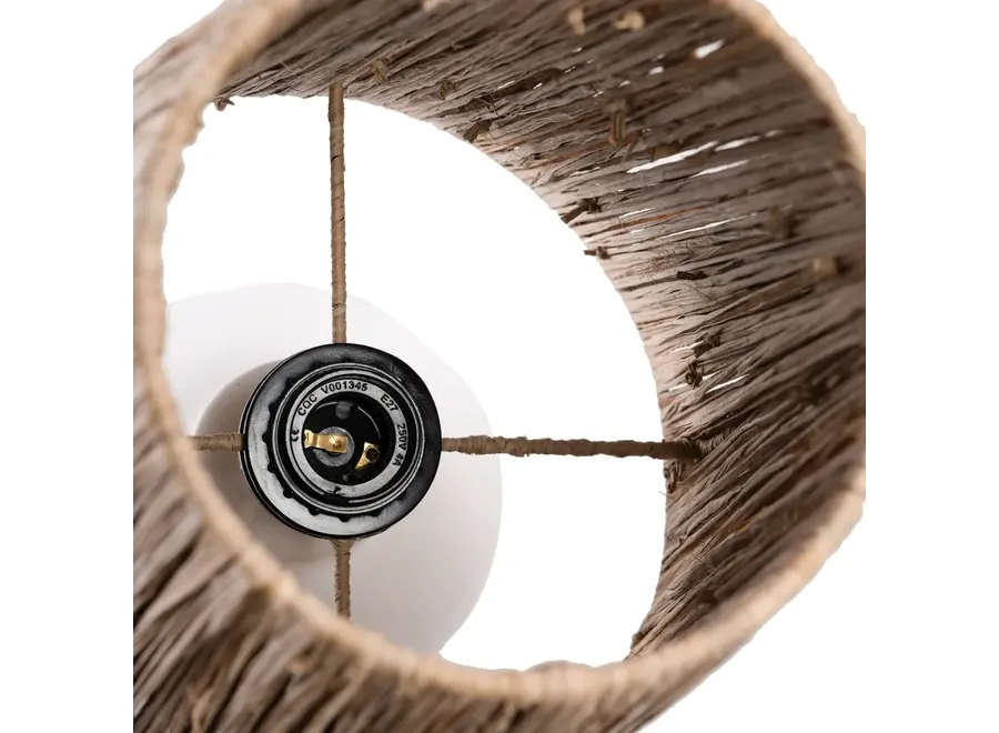 Cudillero Natural Lamp - Terracotta Table Lamp