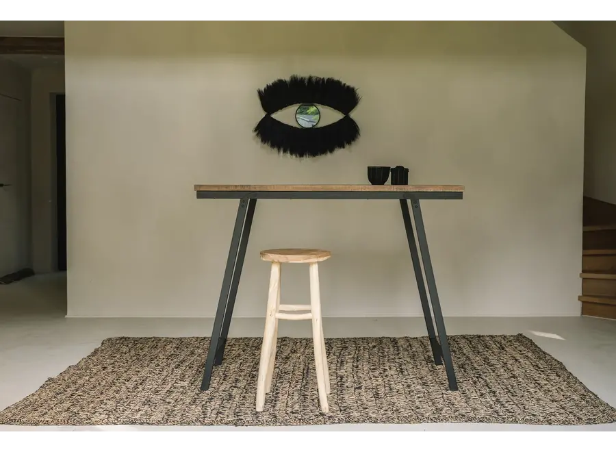 Caceres Boho Chic Mirror - Black Grass Decorator