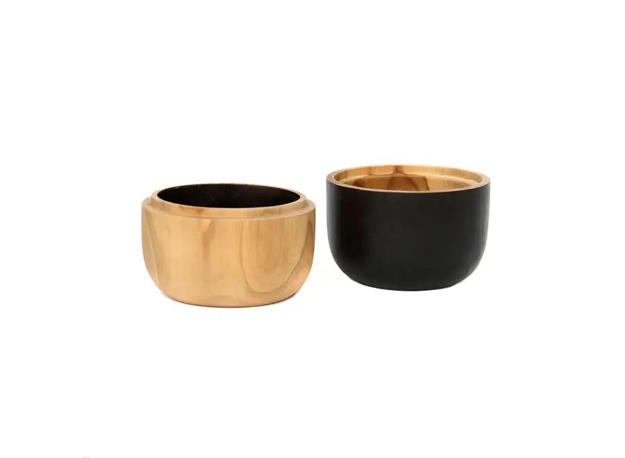 Ronda Rustic Charm Bowl - Teak Wood Bowl