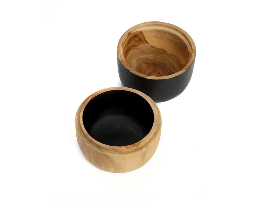 Ronda Rustic Charm Bowl - Teak Wood Bowl