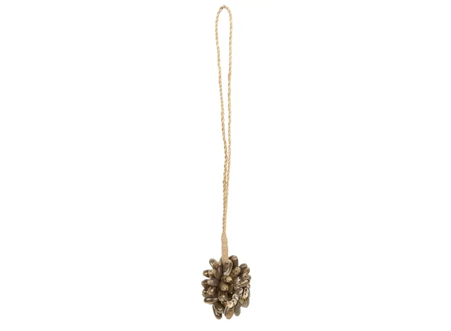 Calpe Shell Charm - Balinese Crafted Tassel